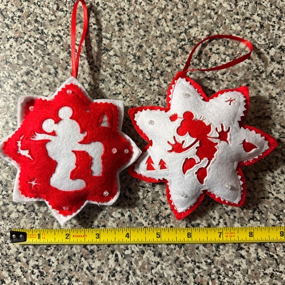 Mickey & Minnie ornaments - Picture 1 of 2